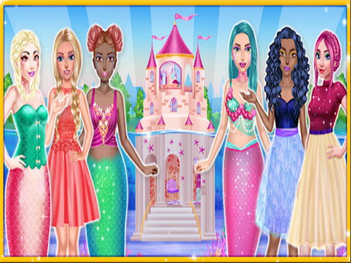 Princess &amp; Mermaid Doll House Decorating